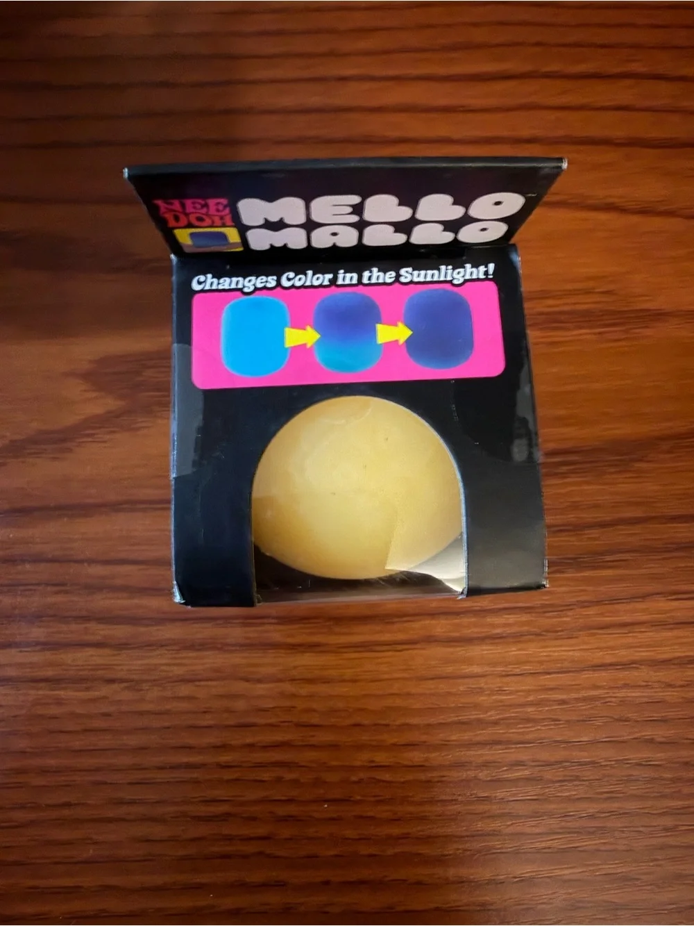 NeeDoh Mello Mallo Yellow Squishy Toy